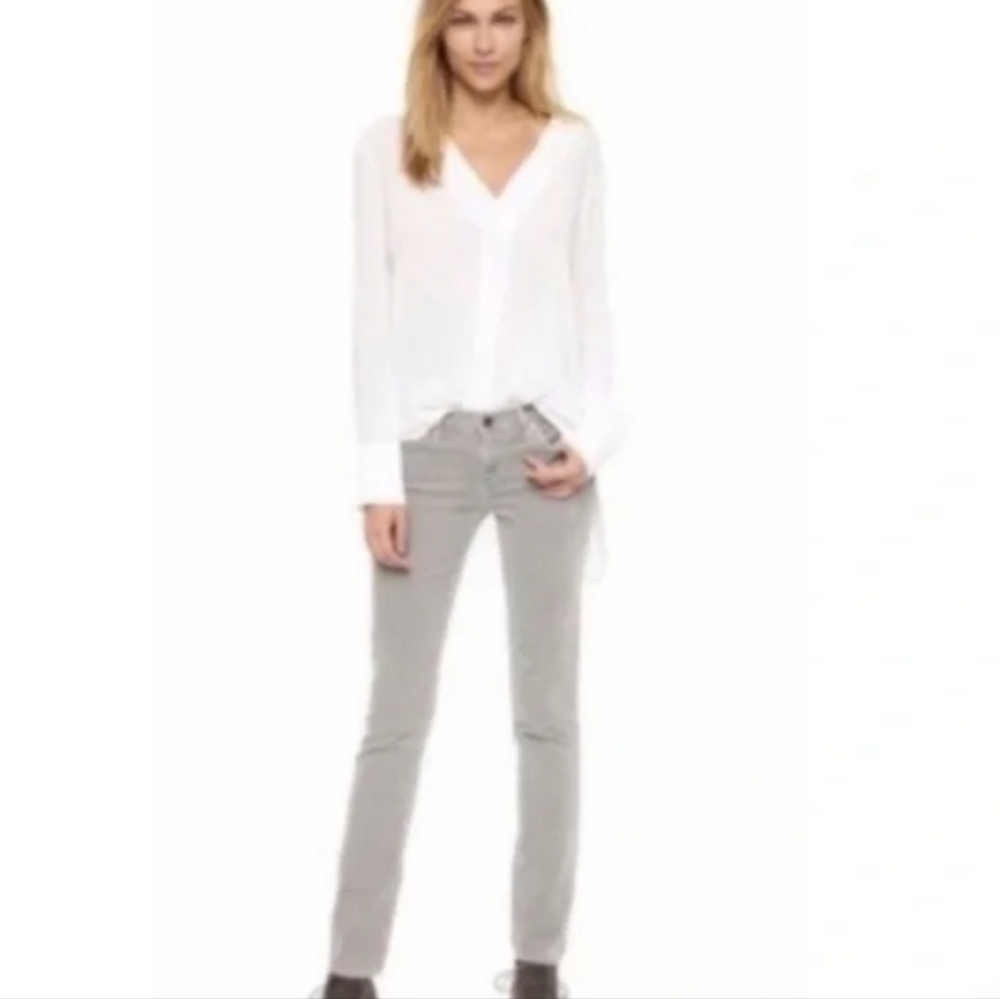 Adriano Goldschmied "The Casablanca" Grey Womens Jeans Size 27 nicely Distressed